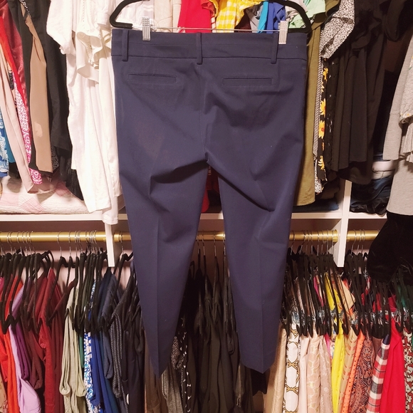 Lilly Pulitzer navy blue stretch pants sz 10 - Picture 2 of 7